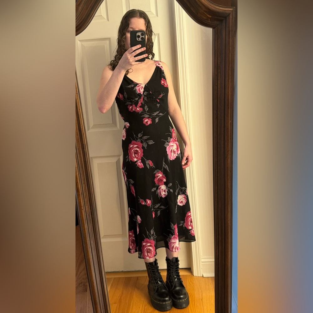 ~2 for $12~ Vintage Floral Long Dress